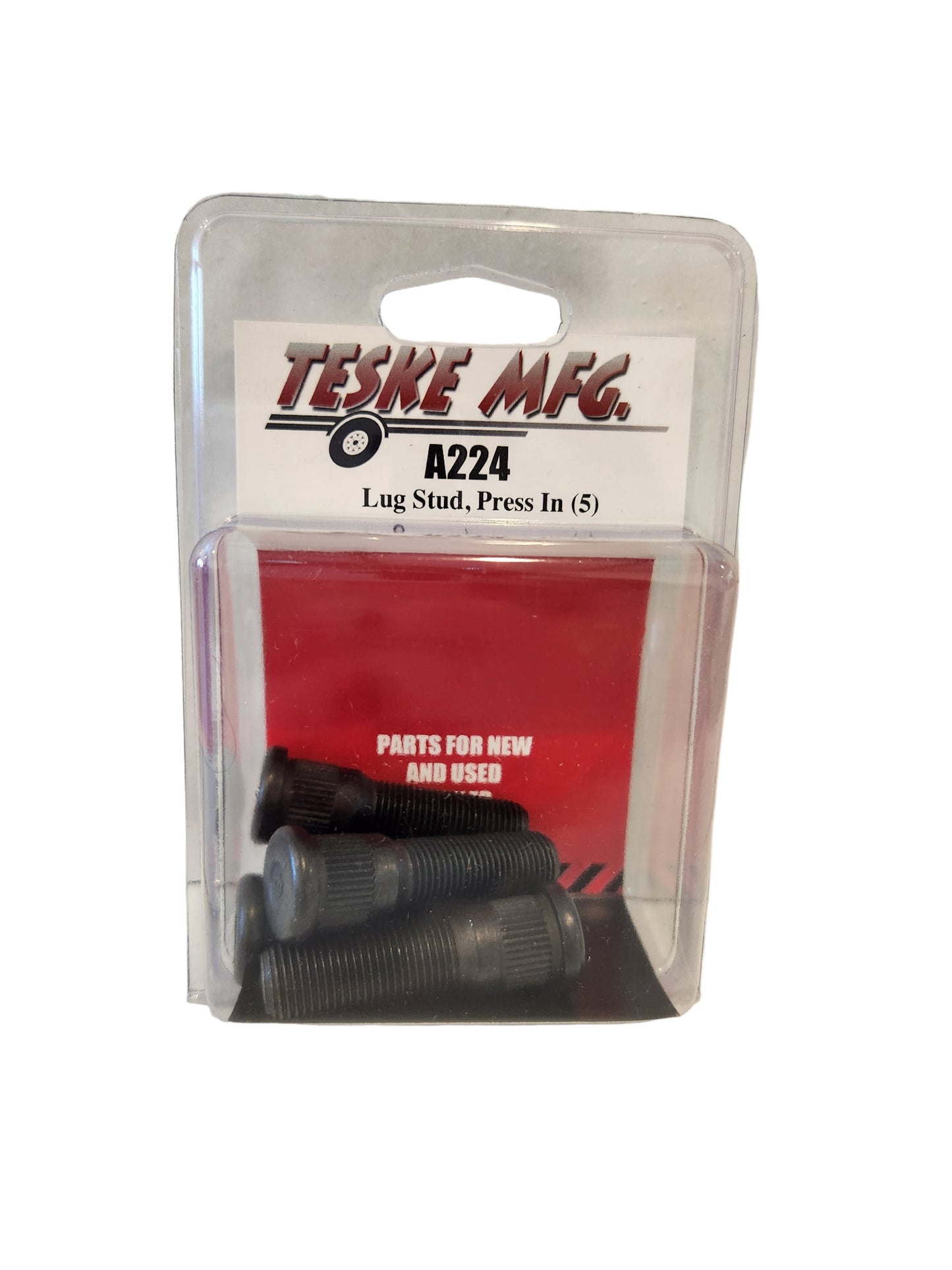 Black Press-In Steel Lug Studs 5 Pk: A224