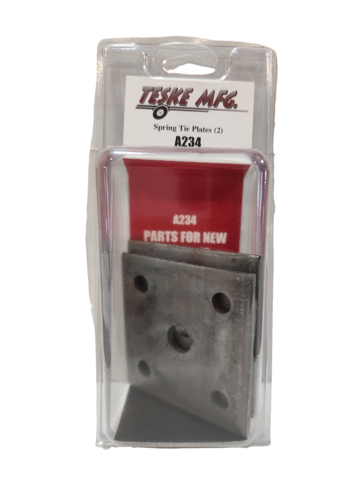 Spring Tie Plates 1000lbs. (unpainted): A234