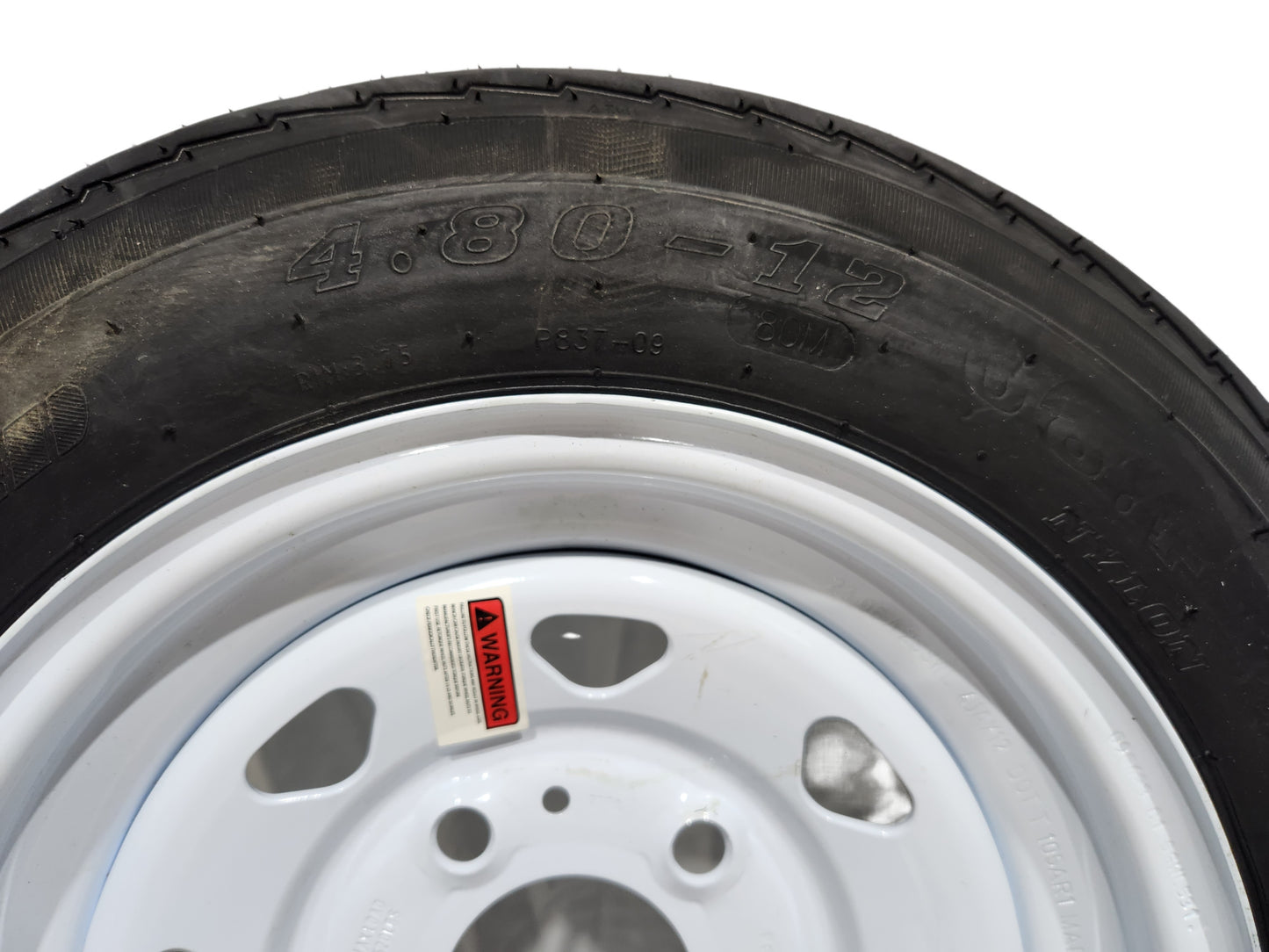 Eco-Trail 4.80x12C White Spoke Tire