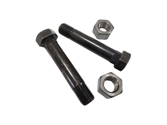 Black Spring Shackle Bolts w/Nuts 3in: A209