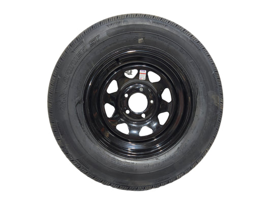 Rainier ST205/75R15C Black Spoke Tire